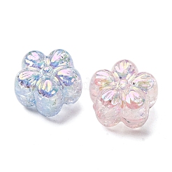 Уф покрытие прозрачные хрустящие акриловые бусины&nbsp;OACR-G052-10A