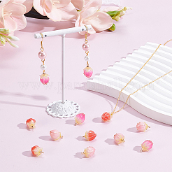 12 шт. 3-х цветные непрозрачные акриловые подвески&nbsp;MACR-UN0001-02