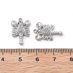 Colgantes de rhinestone de acero inoxidable 304&nbsp;STAS-Z121-54P