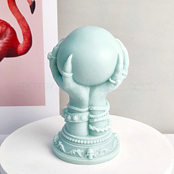 Рука ведьмы с хрустальным шаром CAND-PW0007-031A