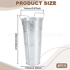 Ваза для цветов из оцинкованного железа&nbsp;DIY-WH0899-461B