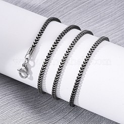 Colliers à chaîne en acier inoxydable 304 de 2 mm&nbsp;NJEW-Q013-15B