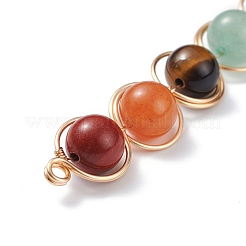 Натуральный зеленый авантюрин&nbsp;PALLOY-JF01193