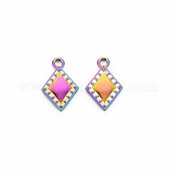Подвески из сплава цвета радуги&nbsp;PALLOY-S180-372
