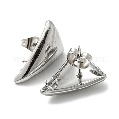 Фурнитура для сережек-гвоздиков из нержавеющей стали 304&nbsp;LS-STAS-G320-01B-P