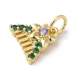 Латунные подвески из микро-паве&nbsp;KK-R162-022C-G