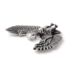 Подвески из нержавеющей стали 304 в тибетском стиле&nbsp;STAS-P305-12AS