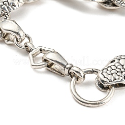 Braccialetti a catena a maglie di serpente in lega stile bohémien per donna&nbsp;BJEW-H327-01AS