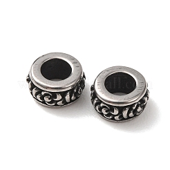 Perles européennes en acier inoxydable 304&nbsp;SA-CBA9DCB-14AS