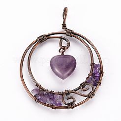 Натуральные смешанные драгоценные камни большие подвески&nbsp;G-T133-R06