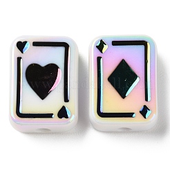 УФ-покрытие Радужные радужные акриловые эмалевые бусины&nbsp;SACR-G034-11G