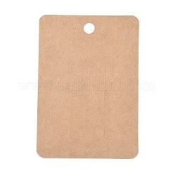 Пустые карточки для показа заколок для волос из крафт-бумаги&nbsp;CDIS-G005-14