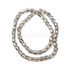 Стеклянные бусины с гальваническим покрытием &nbsp;GLAA-G112-07J