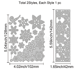 Découpe en acier au carbone de Noël meurt pochoirs&nbsp;DIY-WH0309-432