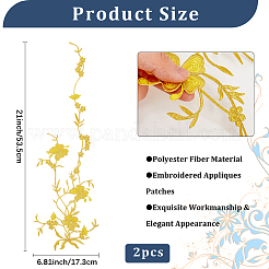 Полиэстер гладить/пришивать заплатки&nbsp;PATC-WH20005-13H