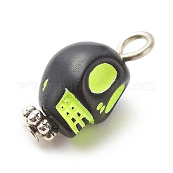 Pendentifs en acrylique tête de mort&nbsp;PALLOY-JF01757-01