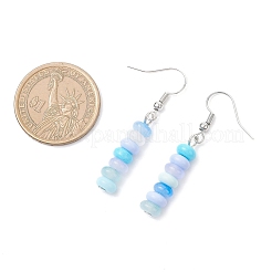 3 пара стеклянных сережек-подвесок&nbsp;EJEW-JE06643