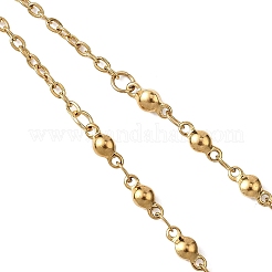 Изготовление браслета из цепей с шариковыми звеньями из нержавеющей стали 304&nbsp;AJEW-JB01458-01