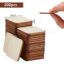 Tranches de bois non finies&nbsp;WOOD-WH0024-159A