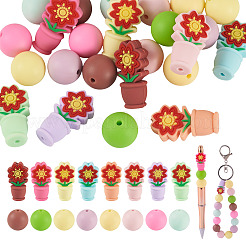 24шт 16 стиля силиконовые бусины&nbsp;SIL-TA0003-03