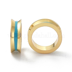 Ottone smalto European Beads&nbsp;KK-B047-03G
