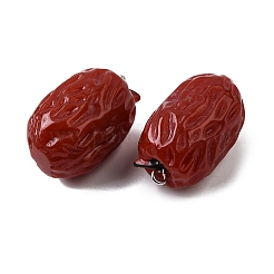 Подвески из искусственной красной смолы&nbsp;LS-RESI-M053-01