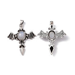 Подвески из натурального радужного лунного камня&nbsp;KK-A173-05AS-05