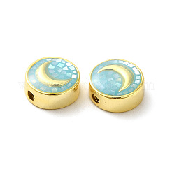 Cremagliera smalto perle di ottone placcatura&nbsp;ENAM-D044-01G
