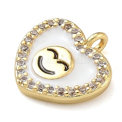 Стойка покрытие латунь микропаве прозрачный кубический цирконий с эмалевыми подвесками&nbsp;KK-G515-12B