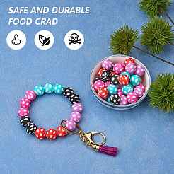 Набор для изготовления круглых силиконовых бусин wewaysmile 50 шт. 5 стиля 15 мм&nbsp;JX489A