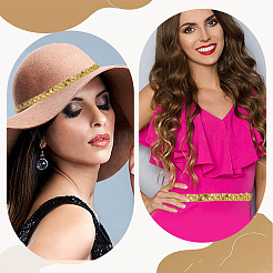 2 шт. бусины-пайетки из пластика и полиэстера&nbsp;OCOR-CY0002-11C