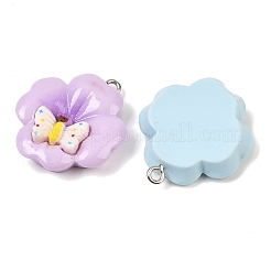 Pendentifs en résine opaque&nbsp;RESI-D016-02C