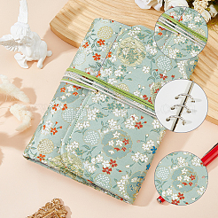 Agenda à feuilles mobiles en tissu&nbsp;AJEW-WH0077-241P-01