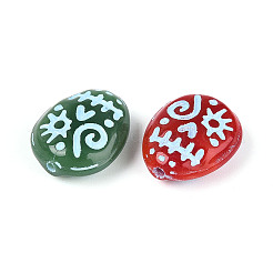 Окрашенные стеклянные бусины&nbsp;GLAA-T025-53M-02