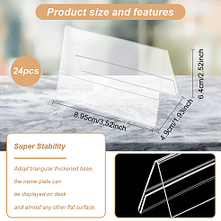 Акриловый держатель для палатки с номером стола&nbsp;DIY-WH0430-644