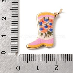 Bedruckte Messinganhänger&nbsp;LS-KK-H253-01B-G02