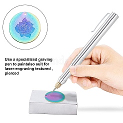 12 шт. 6-цветные подвески из нержавеющей стали 304 с вакуумным покрытием PVD&nbsp;STAS-SC0002-14B