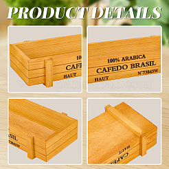 2 Stück Aufbewahrungsboxen für Kaffeebohnen aus Holz&nbsp;CON-CL0001-06