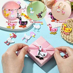 14шт 7 стиля акриловые подвески&nbsp;OACR-CJ0001-80