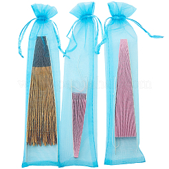 100 Organza-Kordelzugbeutel für chinesische Fächer&nbsp;OP-GF0001-02A