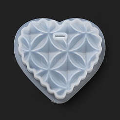 Силиконовые Молды для кулона с тиснением в виде цветка своими руками&nbsp;LS-DIY-G079-01C