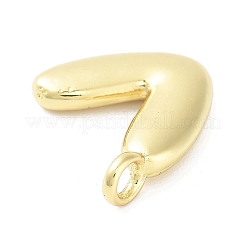 Подвески из латуни с покрытием стойки с буквами-шариками&nbsp;KK-C050-01G-V