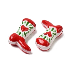 Pintura para hornear botas cuentas de esmalte de vidrio&nbsp;LAMP-C020-02K