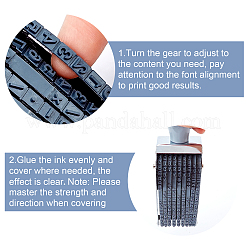 Plastikstempel&nbsp;DIY-WH0190-45