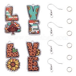 Kits de fabrication de boucles d'oreilles bricolage&nbsp;DIY-TA0015-74