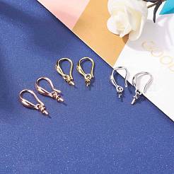 9 paio di ganci per orecchini in ottone a 3 colori&nbsp;sgKK-ZZ0001-02