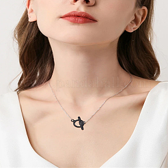 Застежки-тоглы из нержавеющей стали 304&nbsp;STAS-LP0004-77EB