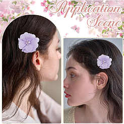 30 шт. полиэстер и пластик искусственный жемчуг и стразы цветочные украшения аксессуары&nbsp;DIY-SP0006-06D