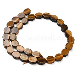 Природных тигровый глаз бисер нитей&nbsp;G-B178-O01-12x10mm