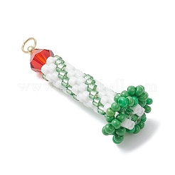 3 шт. подвески-свечи из стеклянного бисера&nbsp;PALLOY-MZ01003